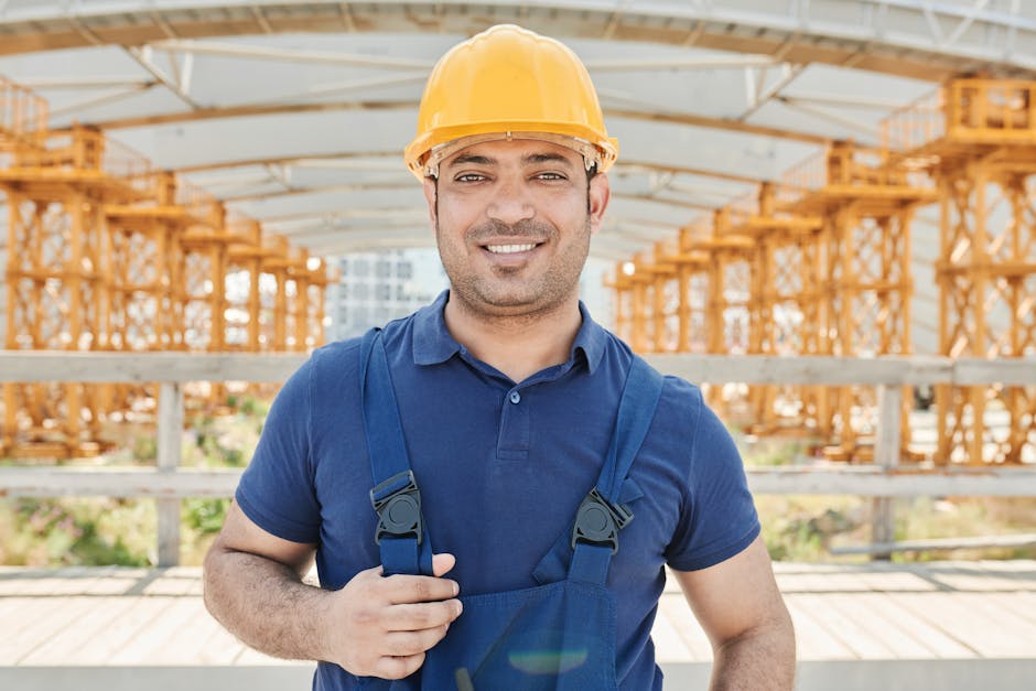 Friendly construction professional evaluating home insulation